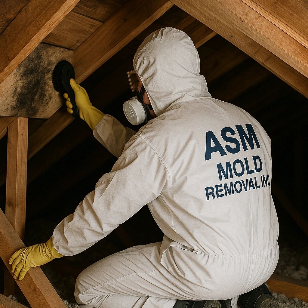 ASM remediation technician at work